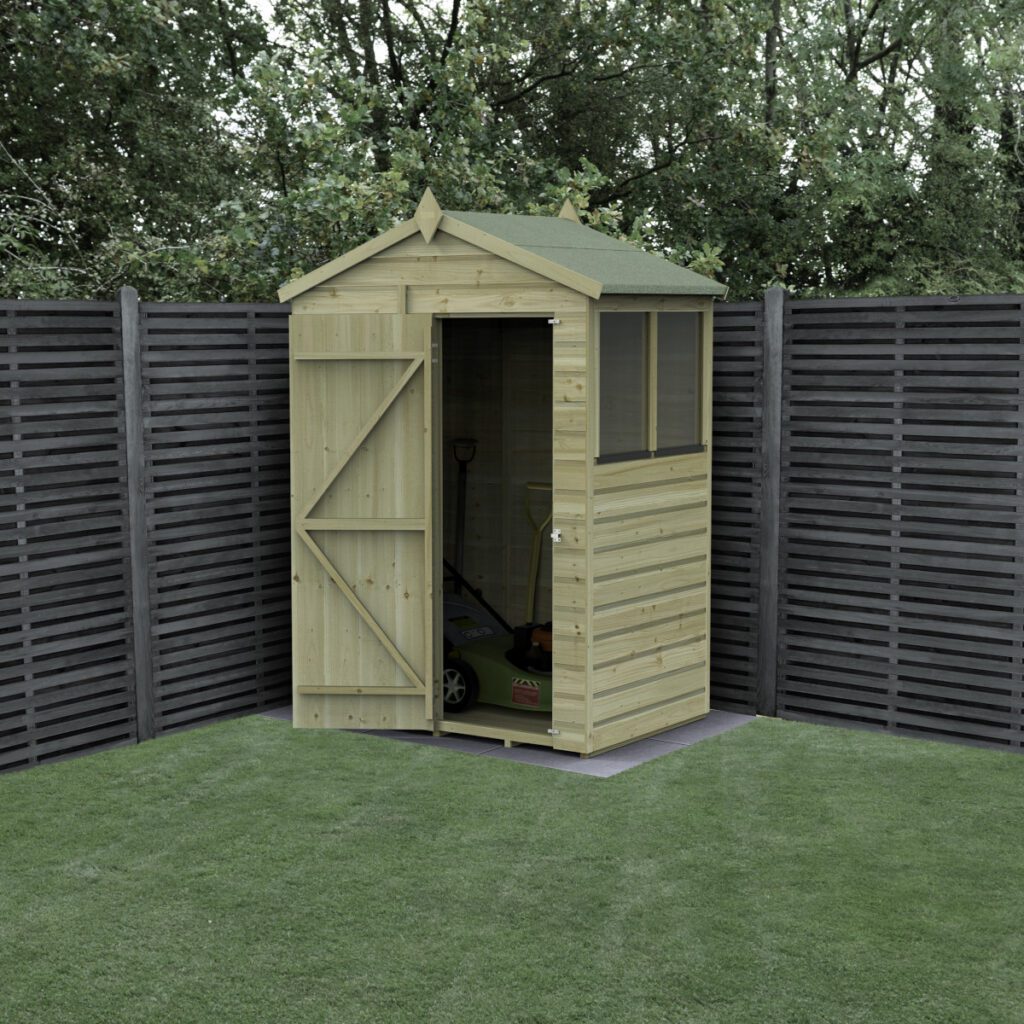 Beckwood 5×3 Apex Shed – 2 Windows with Installation 5013053201411 2